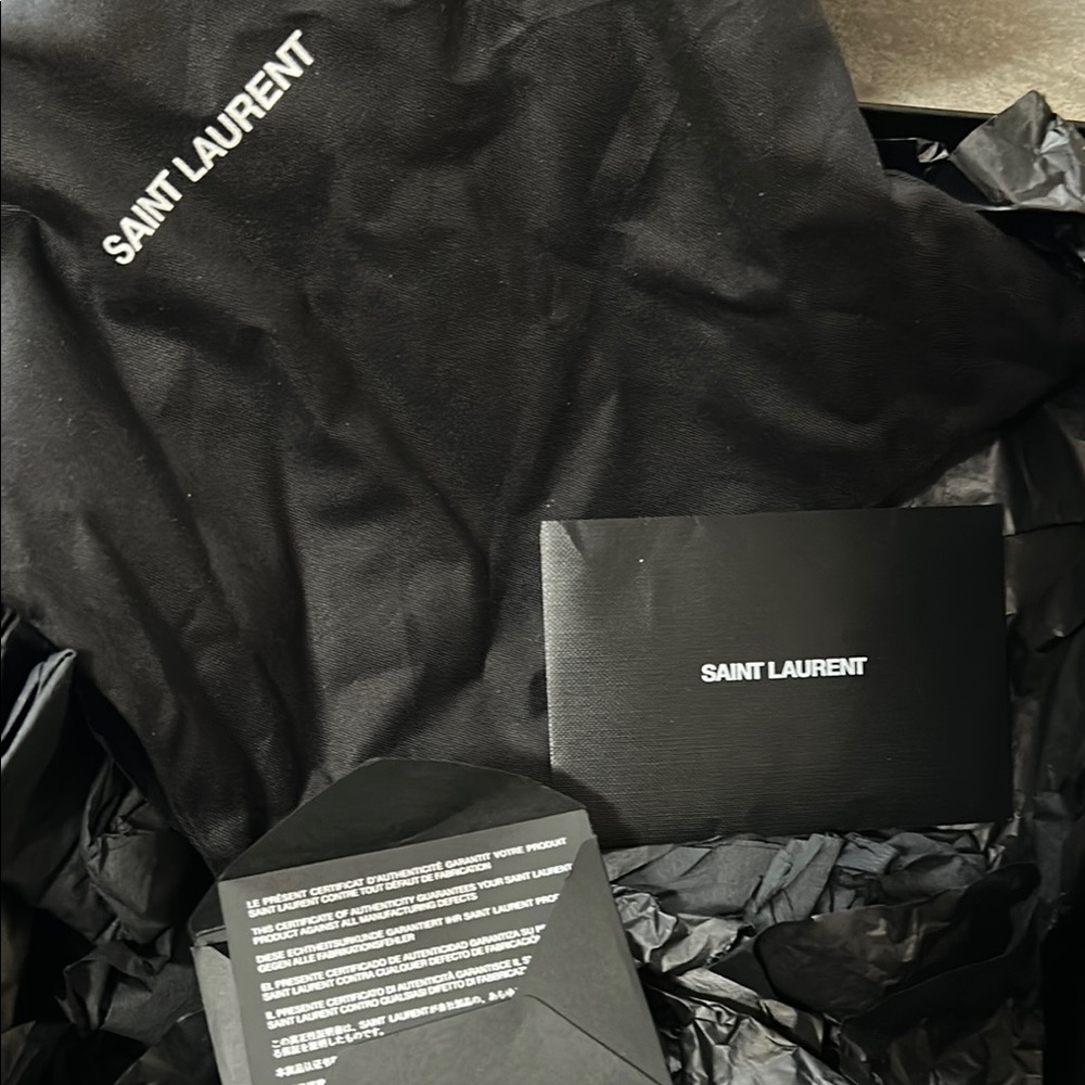 Saint Laurent Black Box Opyum 110 Ysl heels worn twice and good condition - Picture 9 of 14